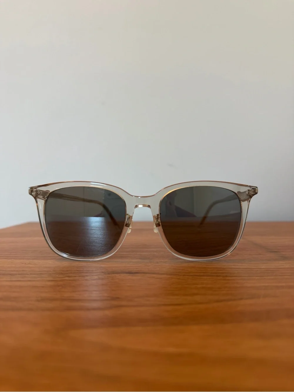 YSL AUTHENTIC clear frame sunglasses